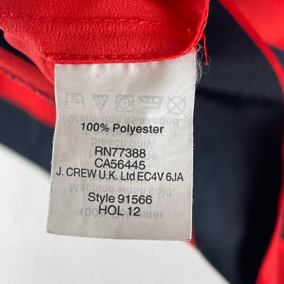 J. Crew Women's Red/Blue Striped Top Size S - Picture 8 of 10